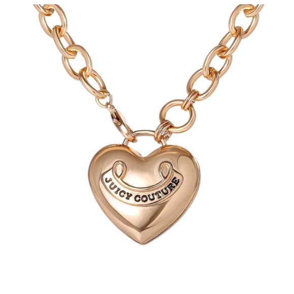 Juicy Couture Gold Heart Chain - Picture 1 of 4